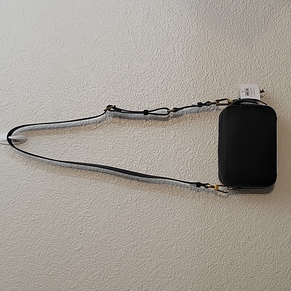 NWT Fossil Bryce Small Crossbody Black Leather Bag - Picture 9 of 17